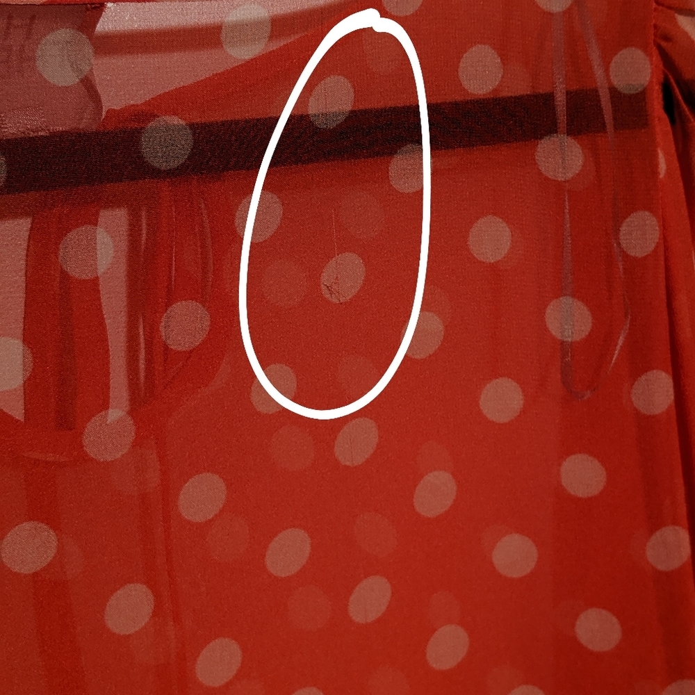 HI THERE Orange Blouse By karen walker Sz8 - Picture 7 of 7